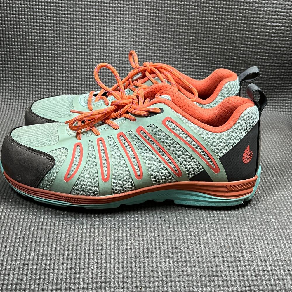 Nautilus Safety Footwear N1790 CT Sneakers Womens Size 10 Aqua Blue Workwear